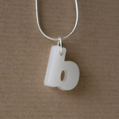 letter b pendant